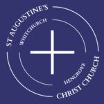 Parish tee (White on Blue Cobalt) Design